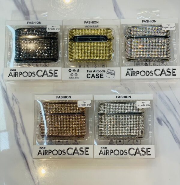 Fashion diamond air pods case